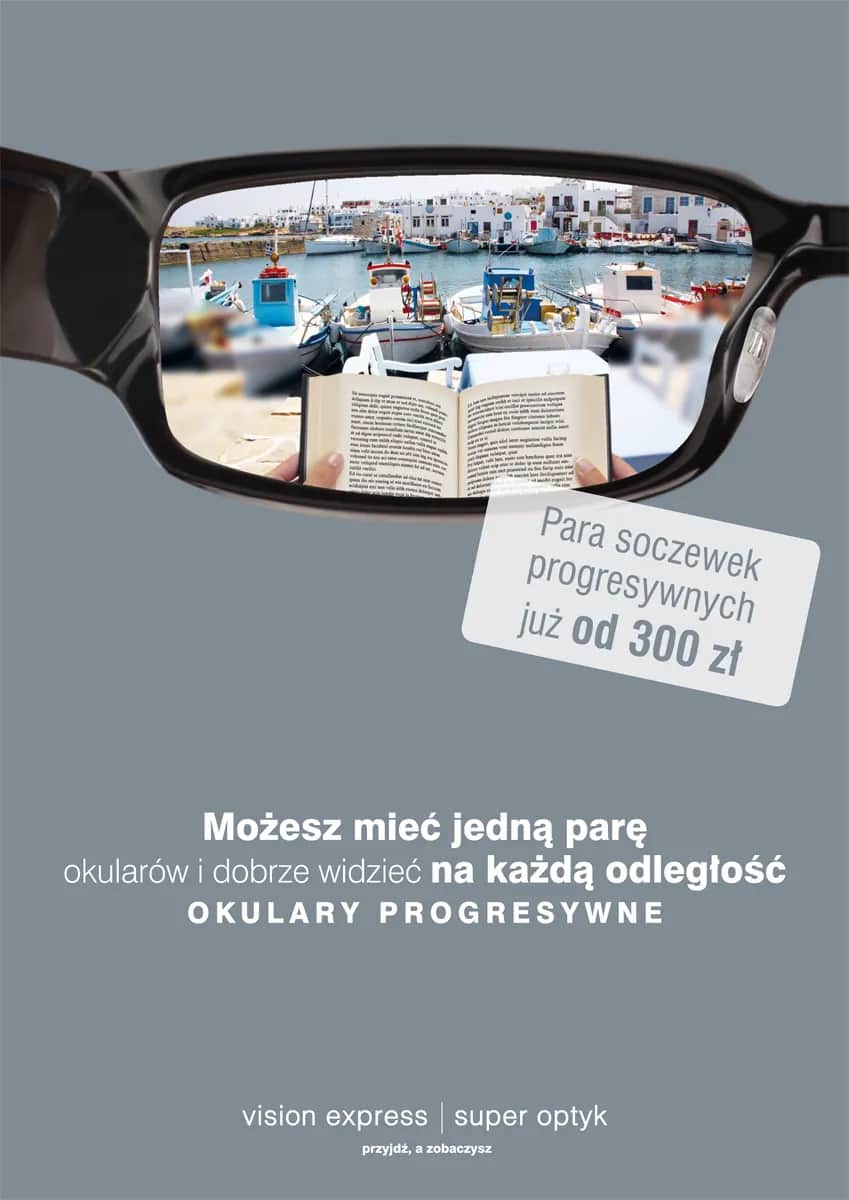Ile kosztują okulary progresywne w Vision Express? Ceny i opcje